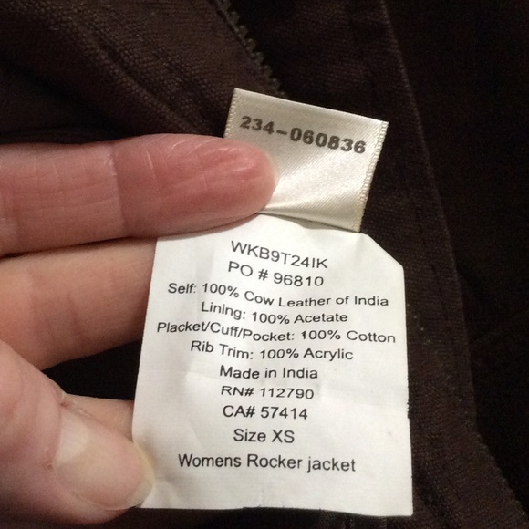 💗True Religion World Tour Rocker leather jacket💗 - Picture 15 of 16